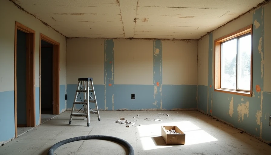 The Living Room: Popcorn Ceilings, Paneled Walls, and Day One