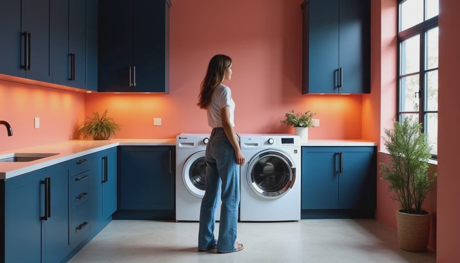 Illustration for laundry room renovation ideas