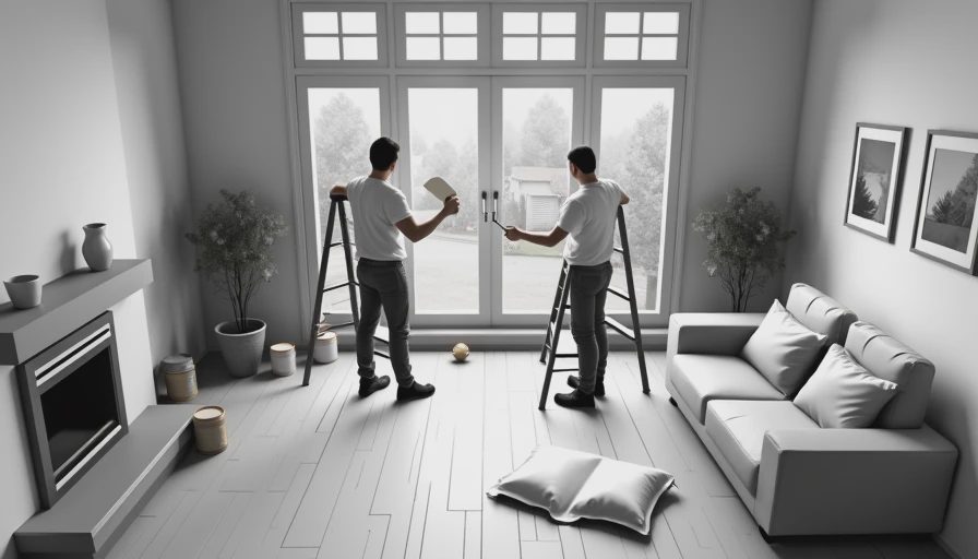 Visual context for room renovation