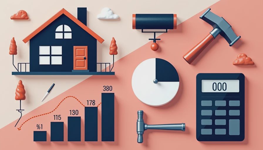 Illustration for home renovation cost