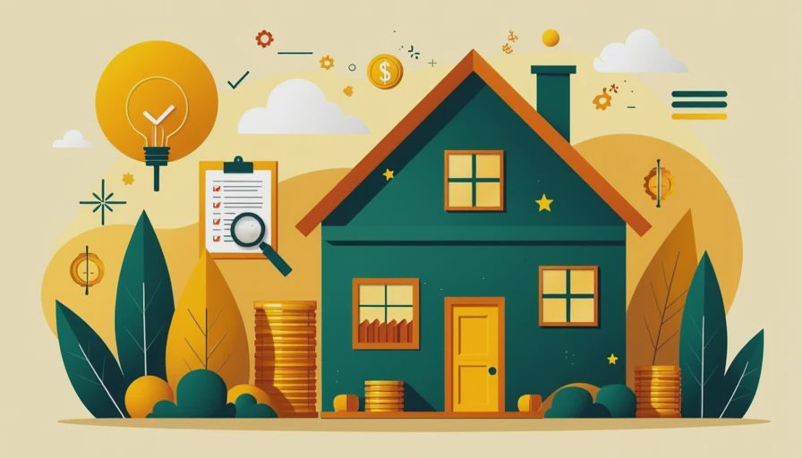 Visual context for renovation budget template