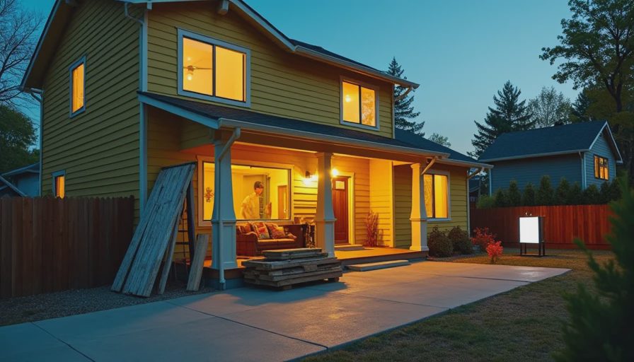 Visual context for do it yourself home renovations