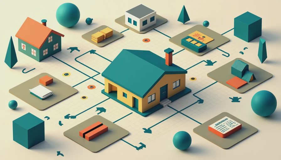 Illustration for project management for home renovation
