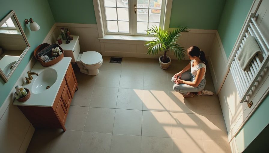 Visual context for bathroom renovation ideas on a budget