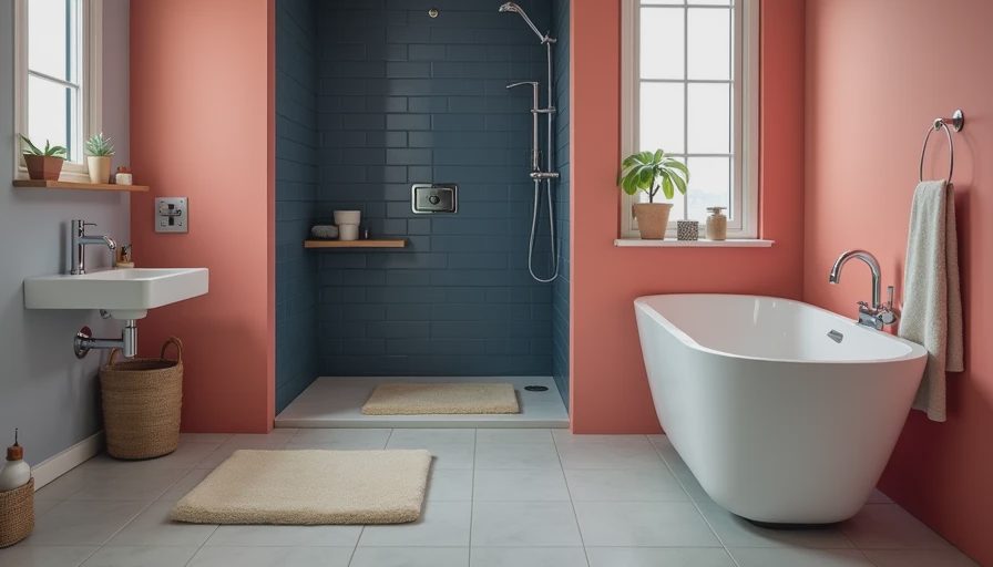Visual context for small bathroom renovations on a budget