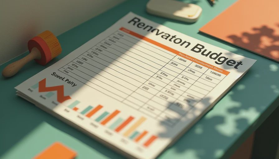 Visual context for home renovation ideas on a budget