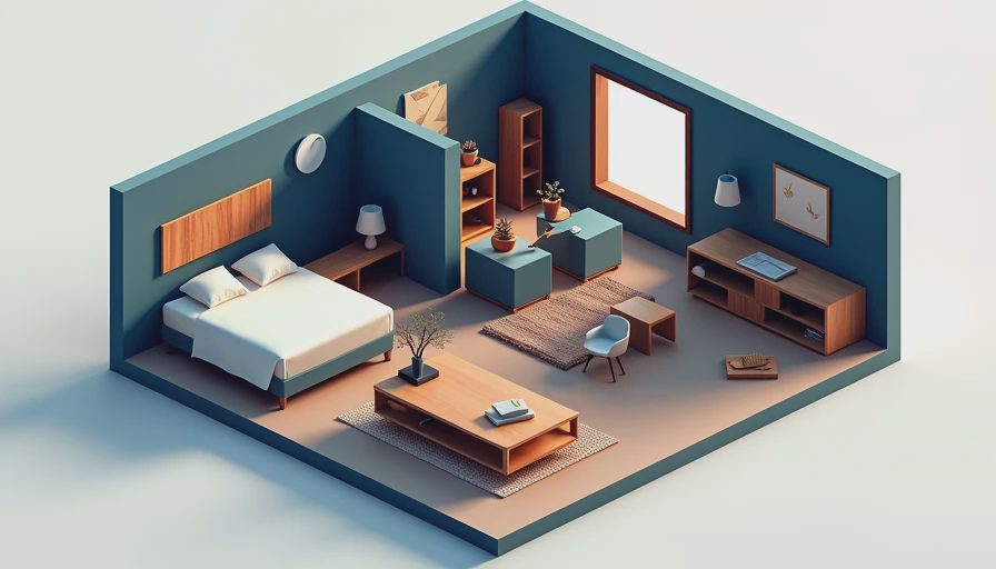 Visual context for renovating house room by room