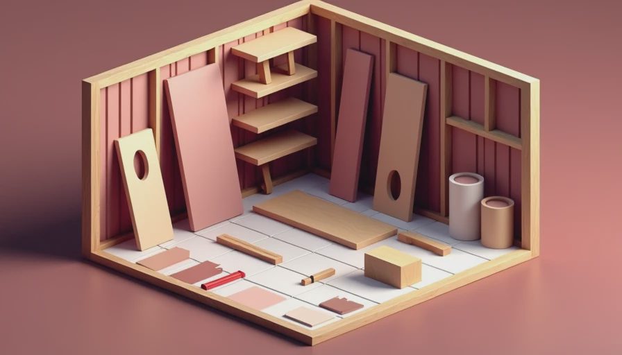 Visual context for how to remodel shed